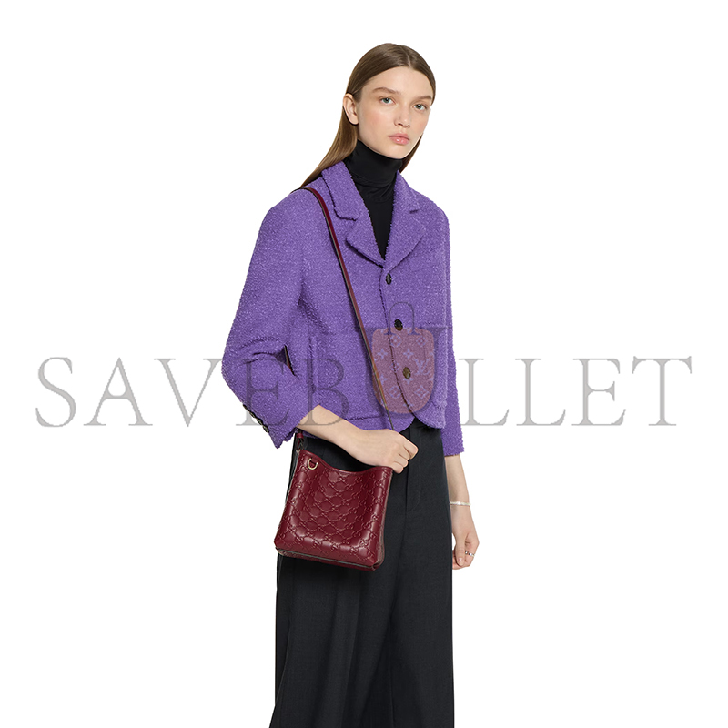 G*u*i gg emblem small bucket bag 815118 (19*18*11cm)